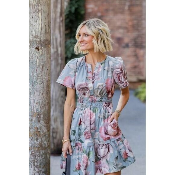 NWT Size 3X- Loverly Grey x Anthropologie The Somerset Mini Dress  (NWT US$ 140) - Picture 5 of 15